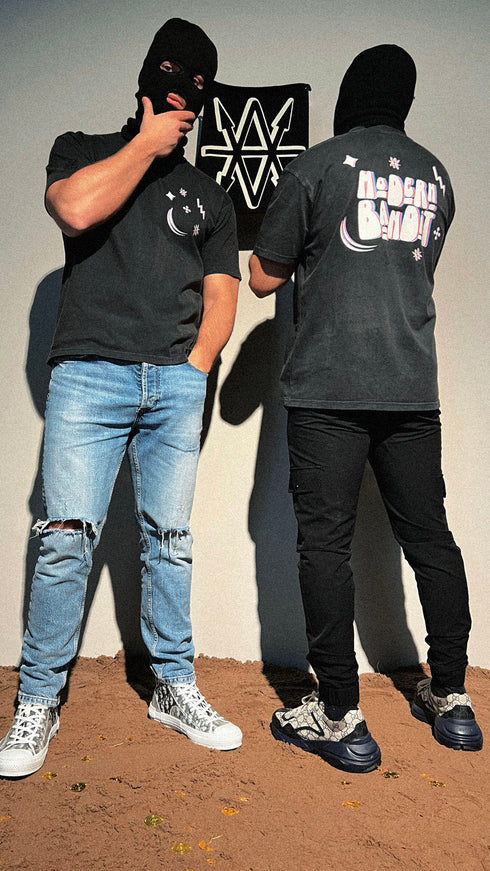 T-Shirt Stone Washed Grey Bandit