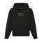 Hoodie Black Drip Orange
