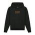 Hoodie Black Drip Orange