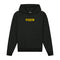 Hoodie Black Yellow Tape