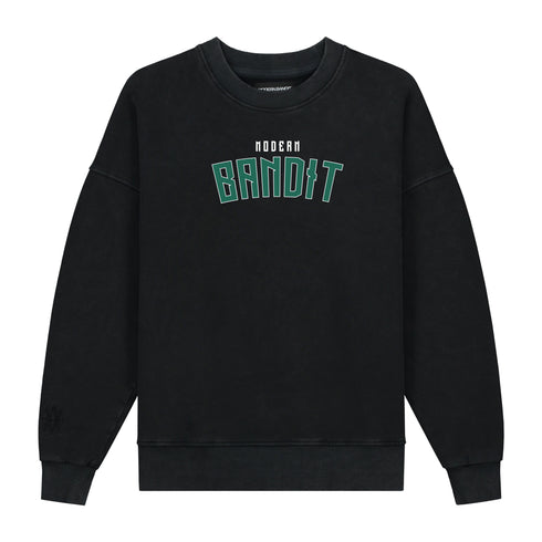 Sweater Stone Washed Grey Retro Bandit