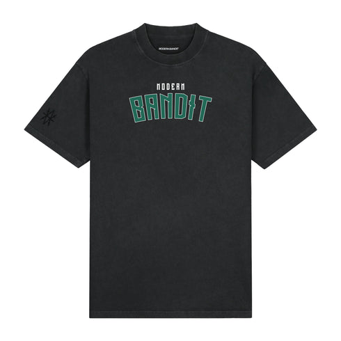 T-Shirt Stone Washed Grey Retro Bandit