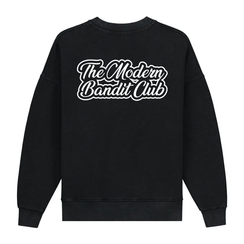 Sweater Stone Washed Grey Modern Bandit Club