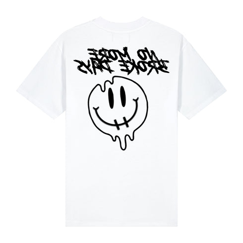 T-Shirt White Smiley